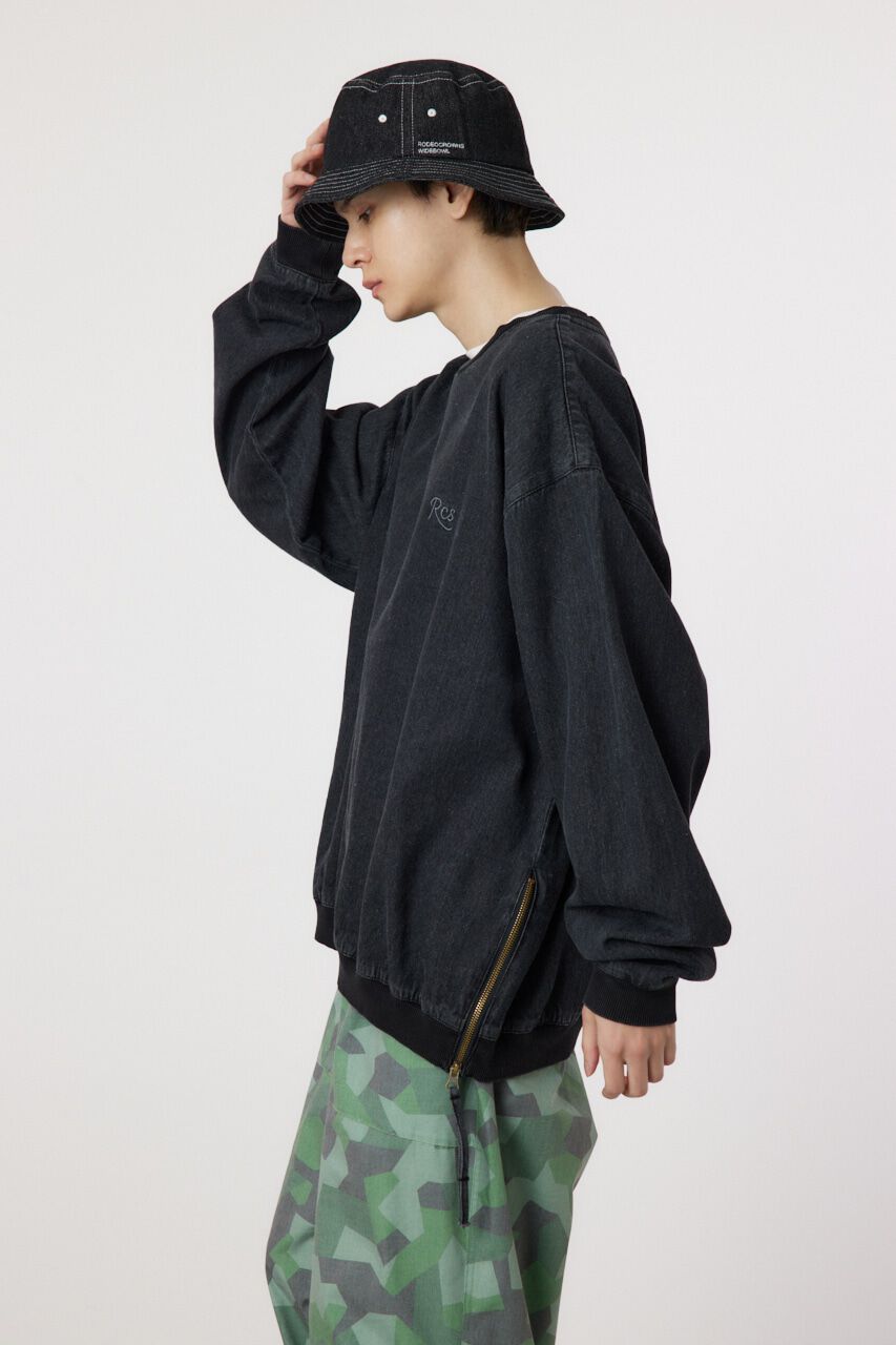 RODEO CROWNS「side-zip denim TOPS」|シャツ・ブラウス|