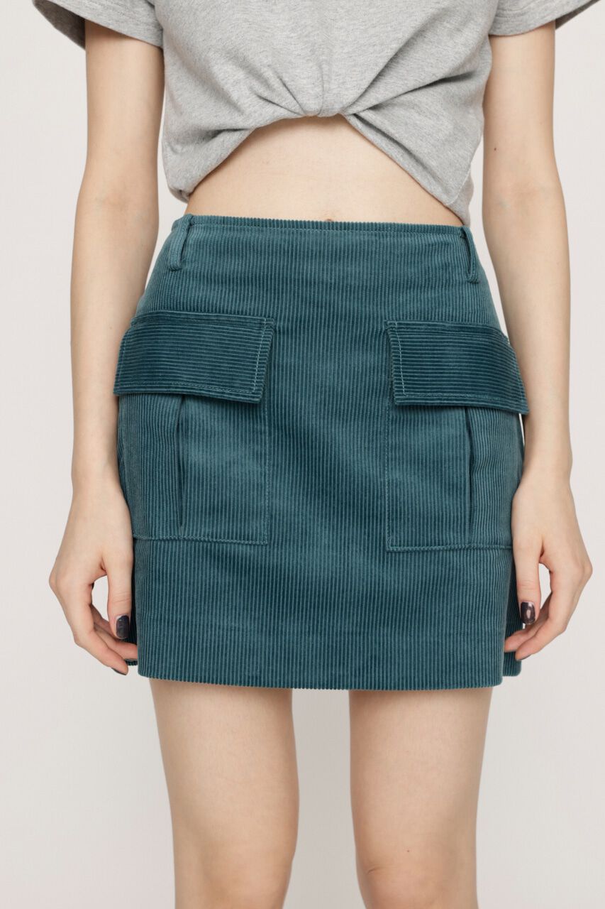 SLY「CORDUROY MINIMAL ショートスカート」|スカート|