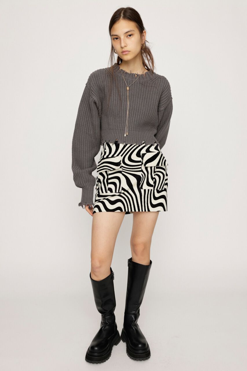 SLY「CORDUROY MINIMAL ショートスカート」|スカート|