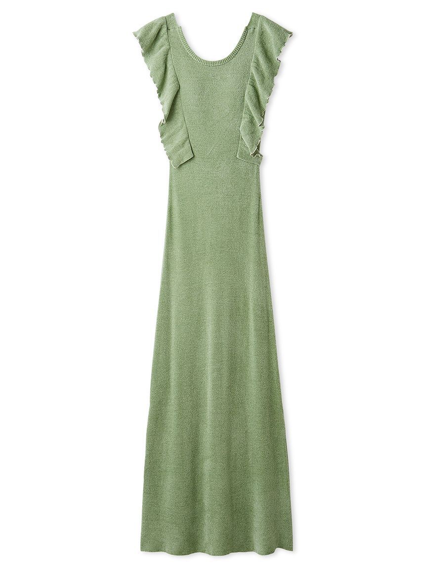 SNIDEL HOME「フリルニットワンピース」|ルームウェア|