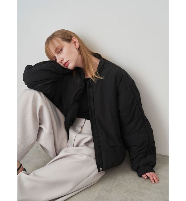 ELENDEEK「PATTED GATHER MA-1 BZ」|ブルゾン・スタジャン|