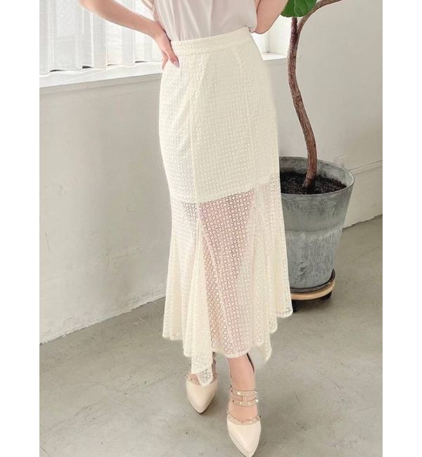 RESEXXY「イレヘムマーメイドスカート」|スカート|ホワイト