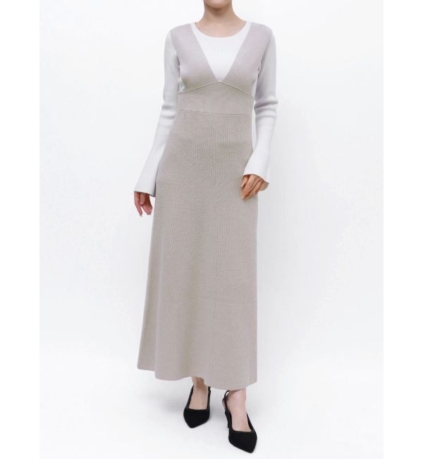 RESEXXY「コルセットフレアニットジャンスカ」|ジャンパースカート|