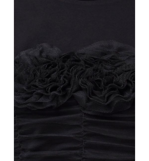 RESEXXY「チュールモチーフドッキングTシャツ」|Tシャツ・カットソー|