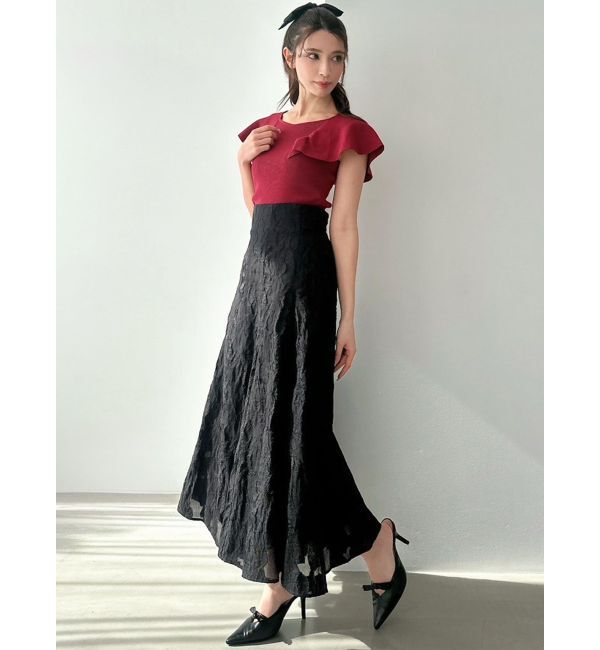 RESEXXY「シアーフラワースカート」|スカート|