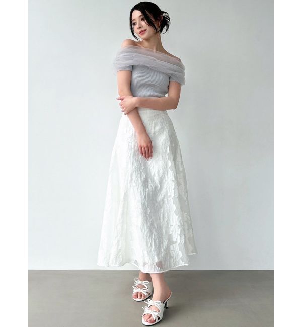 RESEXXY「シアーフラワースカート」|スカート|