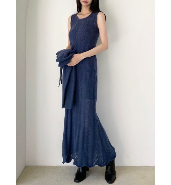 RESEXXY「アンサンブルレースニットワンピース」|ワンピース|