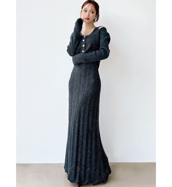 RESEXXY「アンサンブルレースニットワンピース」|ワンピース|