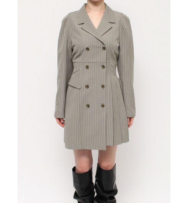 dazzlin「バックオープンテーラーミニワンピース」|ワンピース|