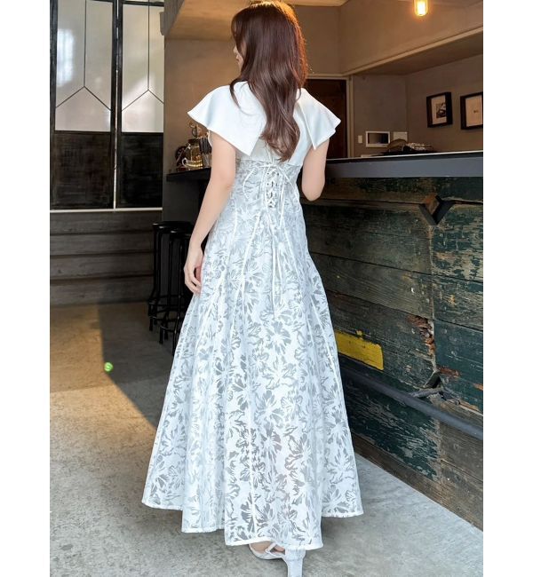 dazzlin「オパールフラワーコルセットワンピース」|ワンピース|