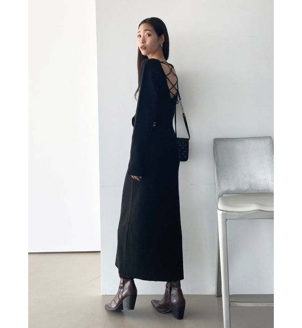 EMODA「バックレースアップロングワンピース」|ワンピース|