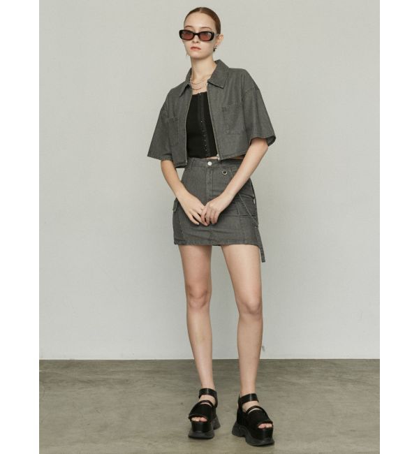 EMODA「ハングベルトデニムスカート」|スカート|