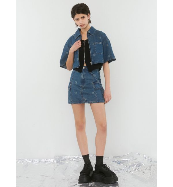 EMODA「ハングベルトデニムスカート」|スカート|