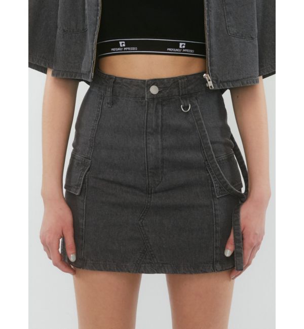 EMODA「ハングベルトデニムスカート」|スカート|