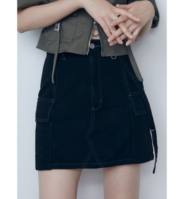 EMODA「ハングベルトデニムスカート」|スカート|
