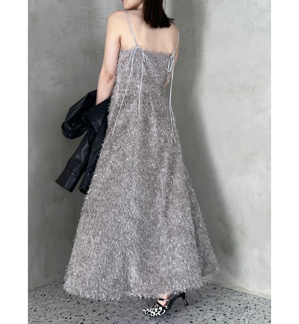 MERCURYDUO「フェザーフレアキャミワンピース」|ワンピース|