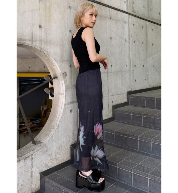 MURUA「プリントシアーナロースカート」|スカート|