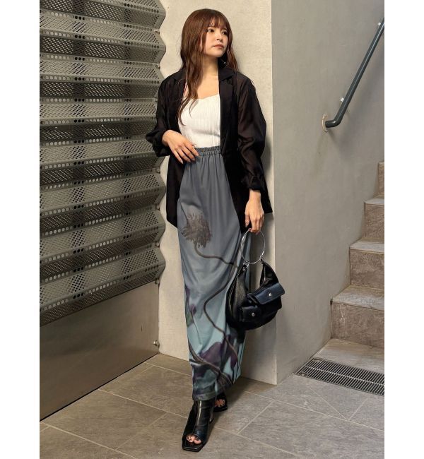 MURUA「プリントシアーナロースカート」|スカート|