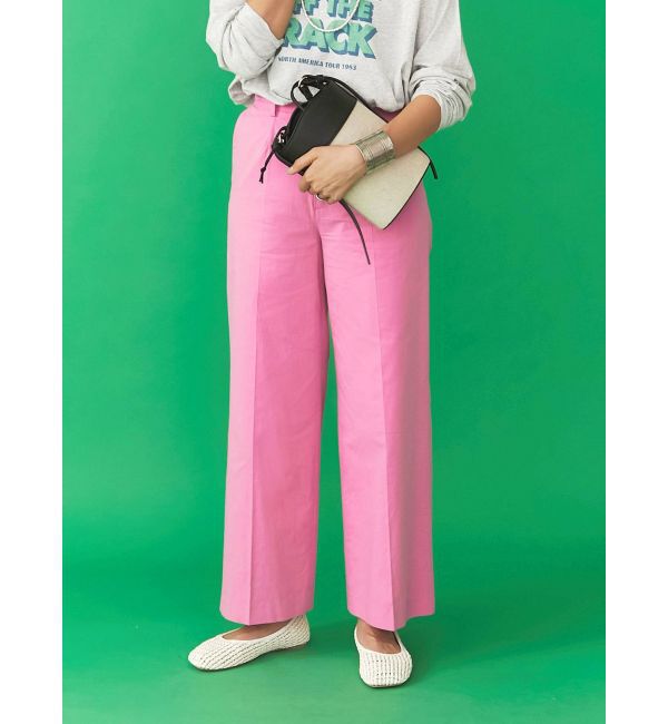 Ungrid「カラータックワイドパンツ」|その他|