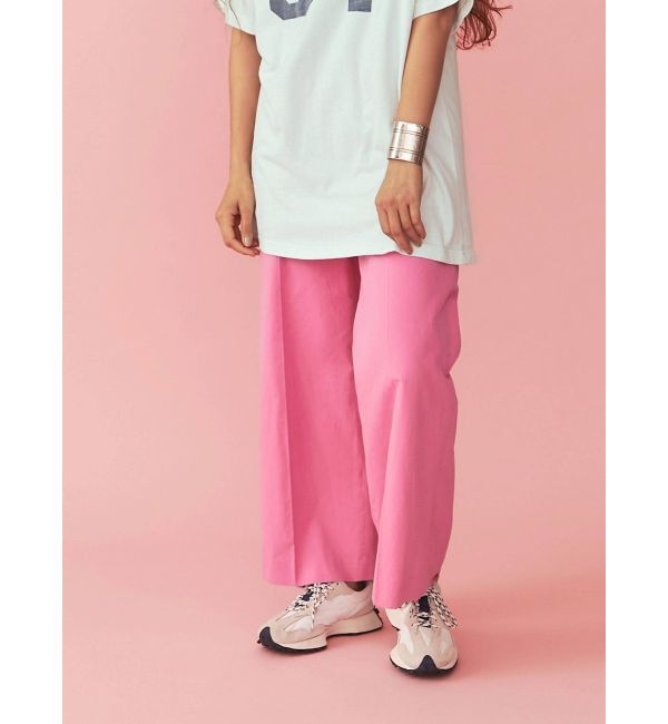 Ungrid「カラータックワイドパンツ」|その他|