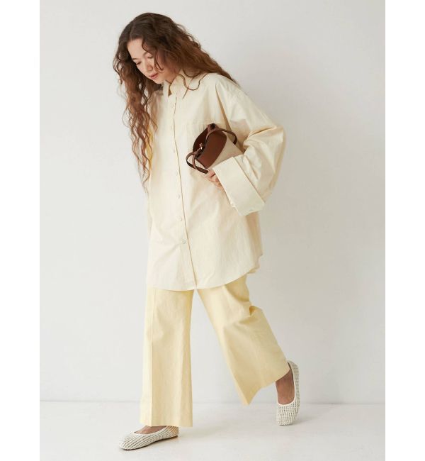 Ungrid「カラータックワイドパンツ」|その他|