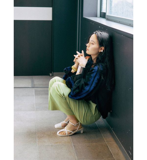 Ungrid「カラータックワイドパンツ」|その他|