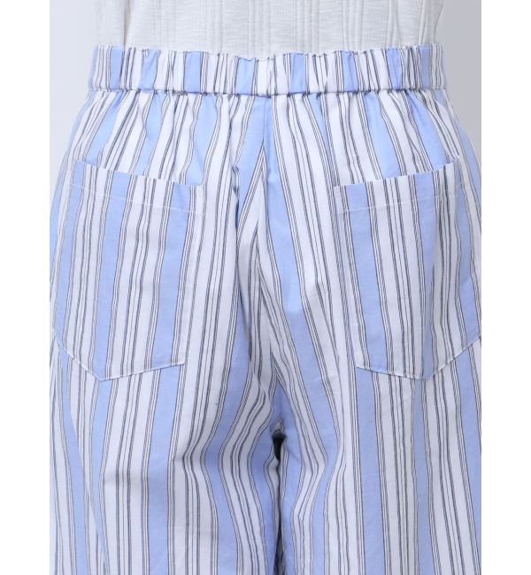 Ungrid「ウエストタックストライプパンツ」|その他|