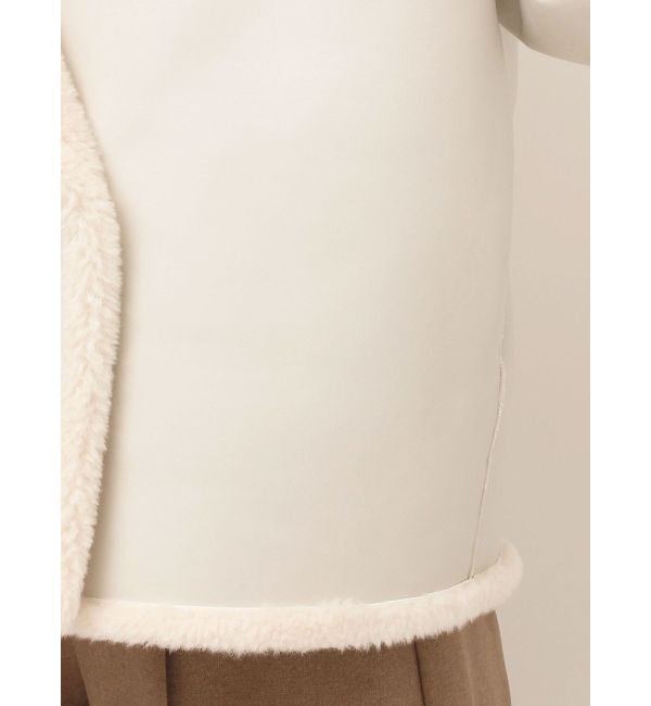 LAGUNAMOON「【REVIVAL】フェイクムートンスタンドカラーコート」|その他|