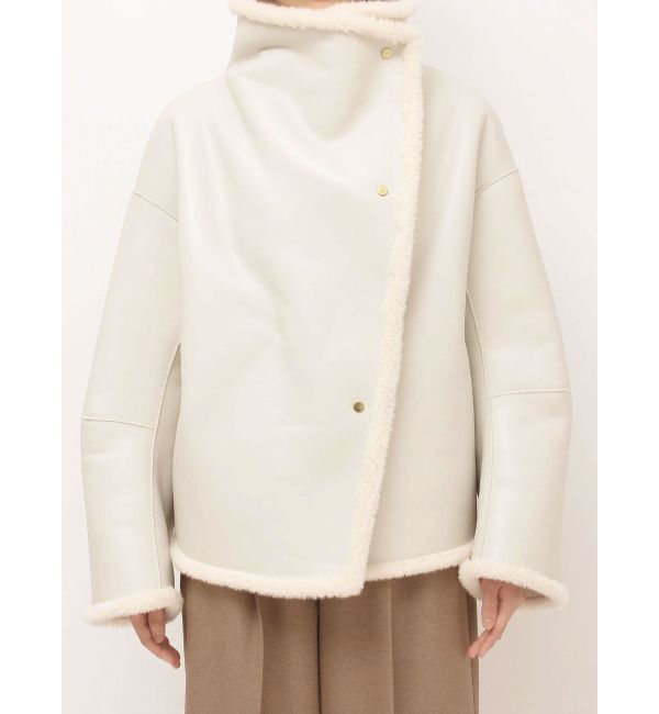 LAGUNAMOON「【REVIVAL】フェイクムートンスタンドカラーコート」|その他|