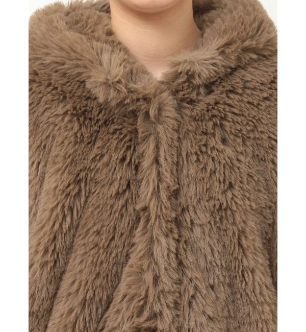 LAGUNAMOON「フェイクファーフーディコート」|その他|