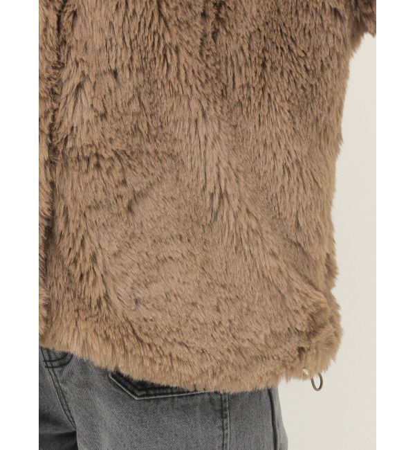 LAGUNAMOON「フェイクファーフーディコート」|その他|