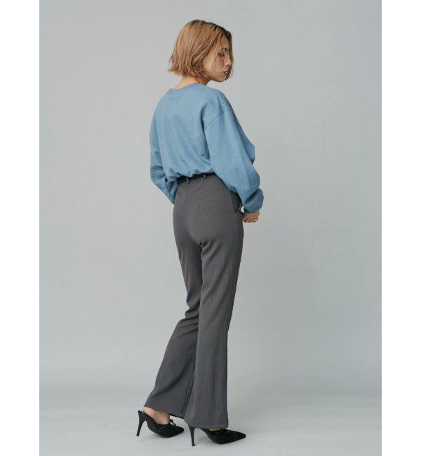 EVRIS「リブフレアパンツ」|その他|