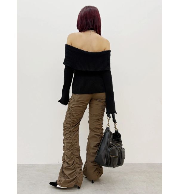 EVRIS「ギャザーフレアパンツ」|その他|