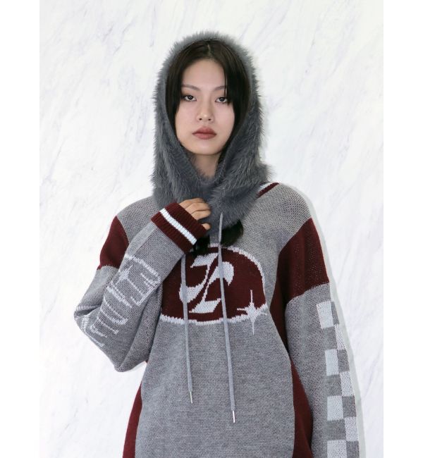 jouetie「シャギーフードバラクラバ」|スヌード|