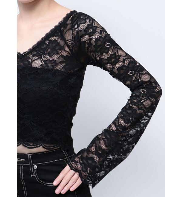 GYDA「2WAYレースTOPS」|Tシャツ・カットソー|