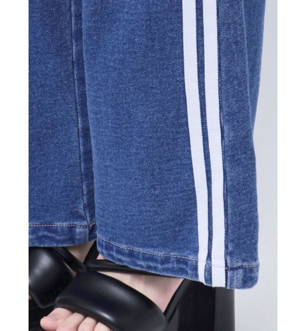 GYDA「GD SIDE 2ラインカットデニムワイドパンツ【SETUP着用可】」|その他|