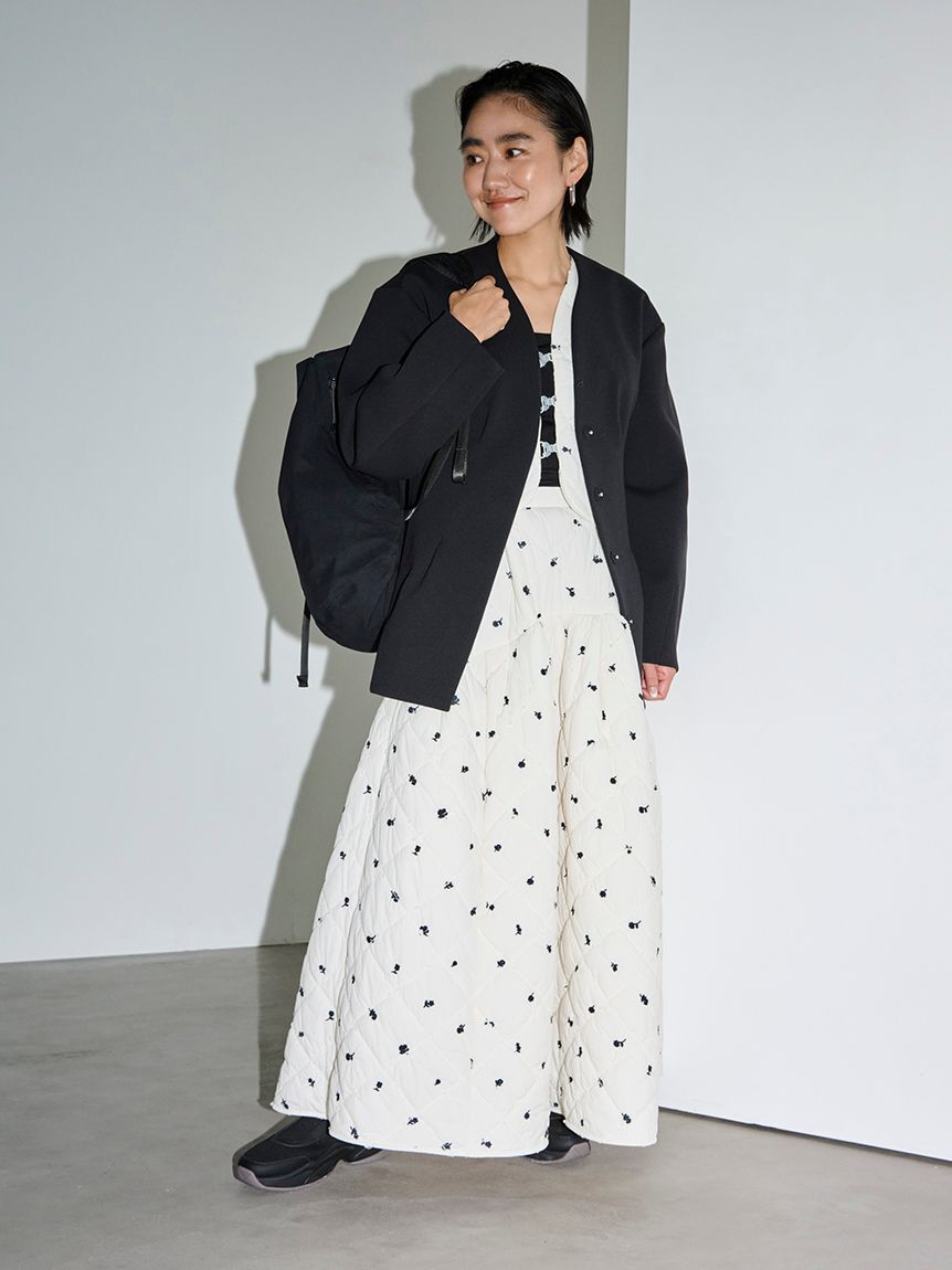 emmi atelier「eco ニットカッティングデザインスニーカー」|スニーカー|