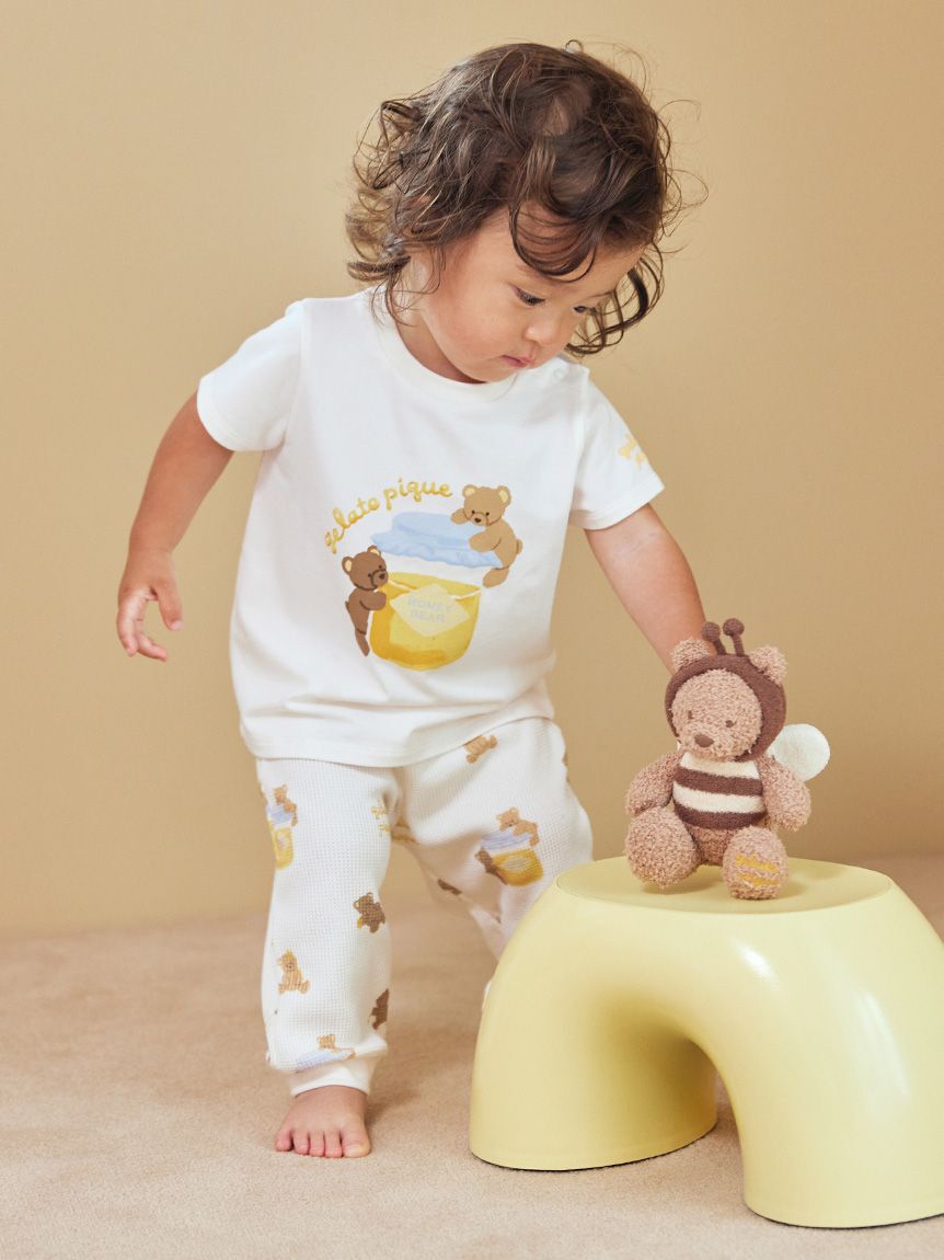 GELATO PIQUE KIDS & BABY「【BABY】はちみつベア柄ロングパンツ」|その他ベビーウェア|