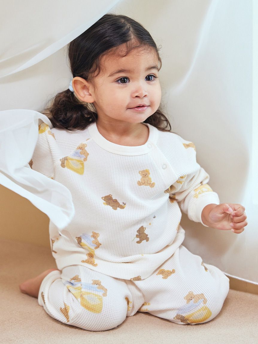 GELATO PIQUE KIDS & BABY「【BABY】はちみつベア柄ロングパンツ」|その他ベビーウェア|