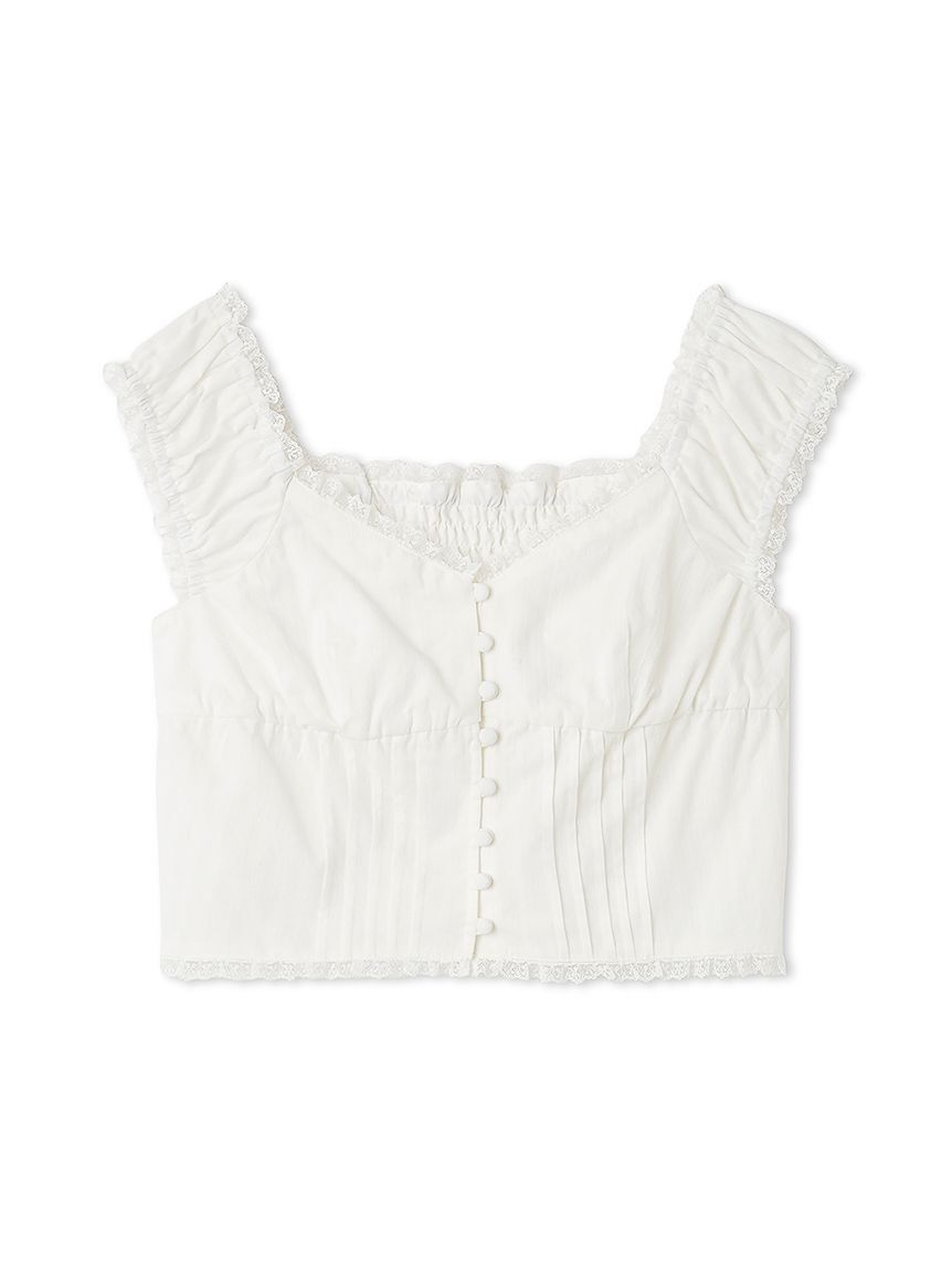 LILY BROWN「コットンレースヴィンテージブラウス」|シャツ・ブラウス|