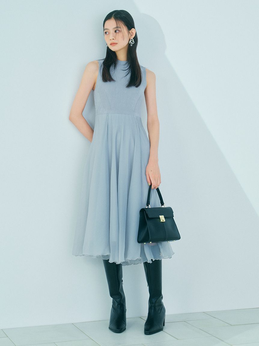 LILY BROWN「スクエアバックルトップハンドルバッグ」|ハンドバッグ|