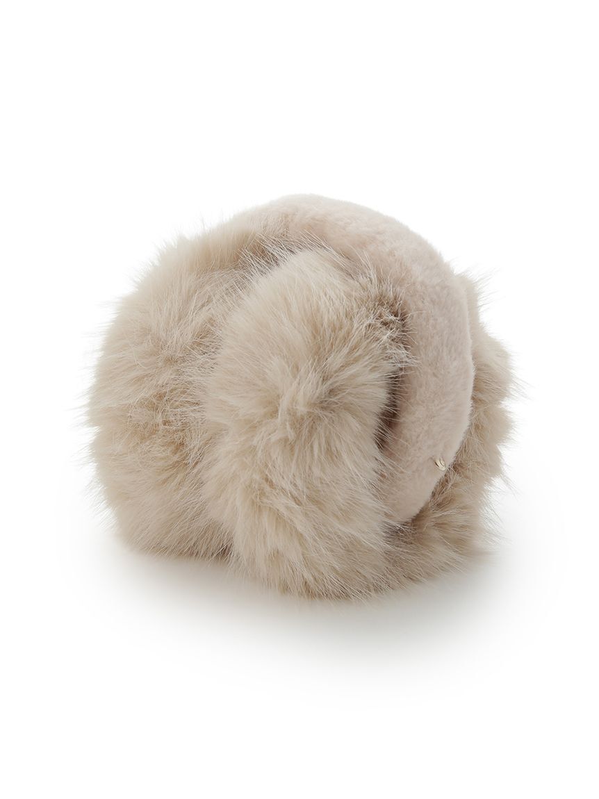 CELFORD「ビジュー付きフェイクファーイヤマフ」|イヤーマフ|