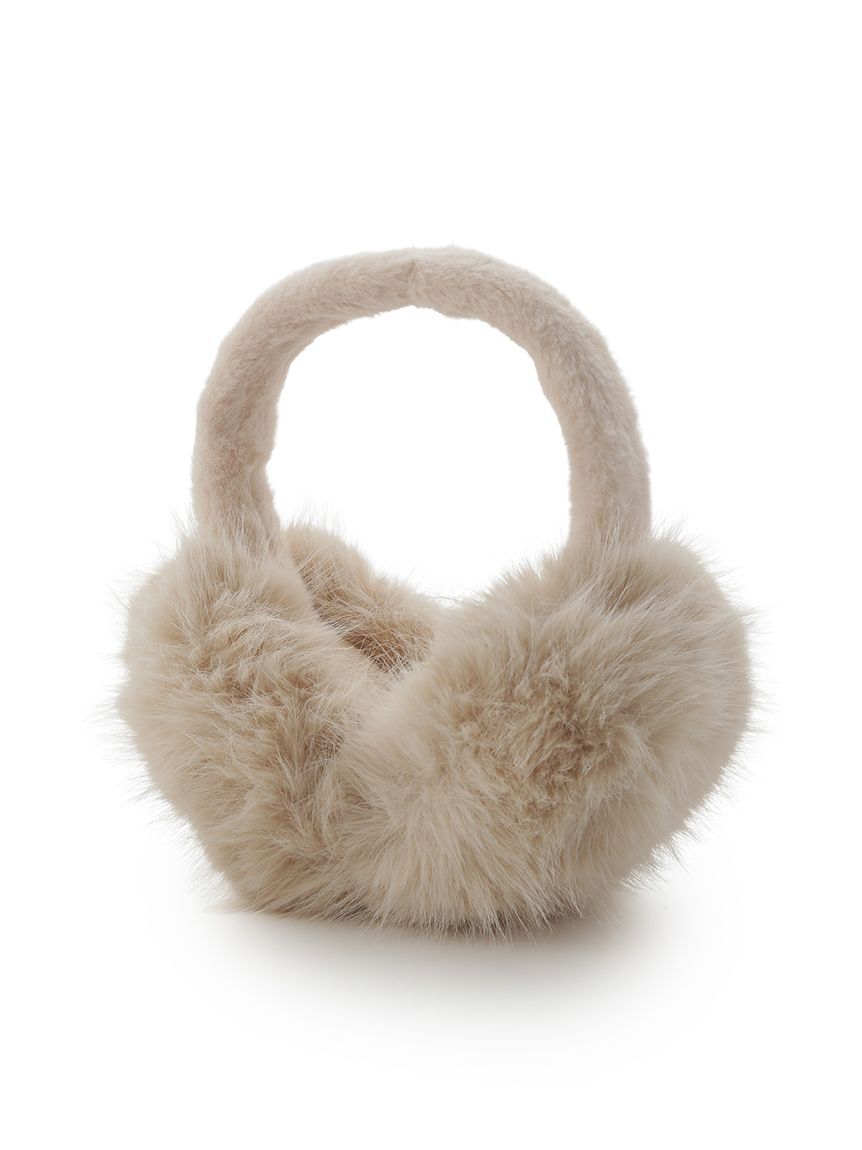 CELFORD「ビジュー付きフェイクファーイヤマフ」|イヤーマフ|