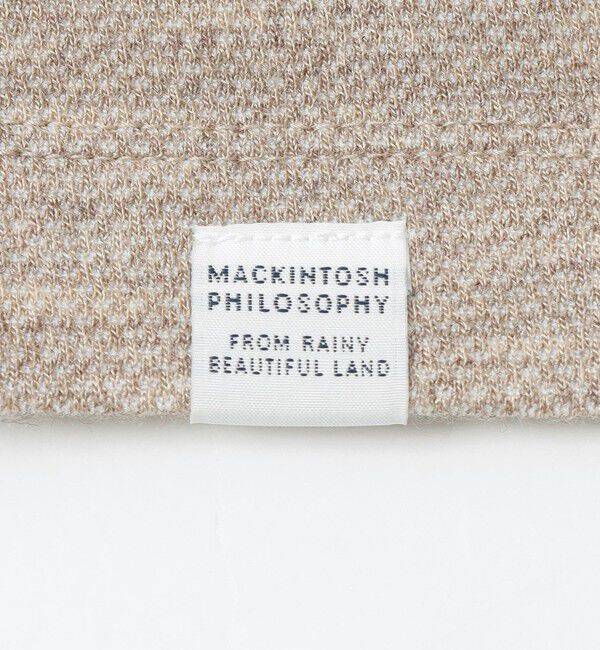 MACKINTOSH PHILOSOPHY「起毛ブリスター クルーネックロンＴ」|Tシャツ・カットソー|