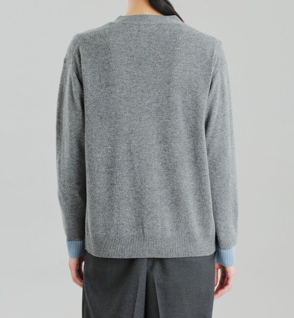 MACKINTOSH PHILOSOPHY「GREY LABEL ウールカシミヤブロックカーディガン」|ニット・セーター|