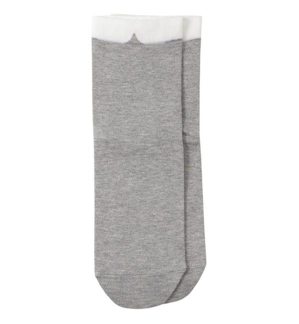 MACKINTOSH PHILOSOPHY「【WEB&一部店舗限定】Cleric Collar ソックス」|ソックス|グレー