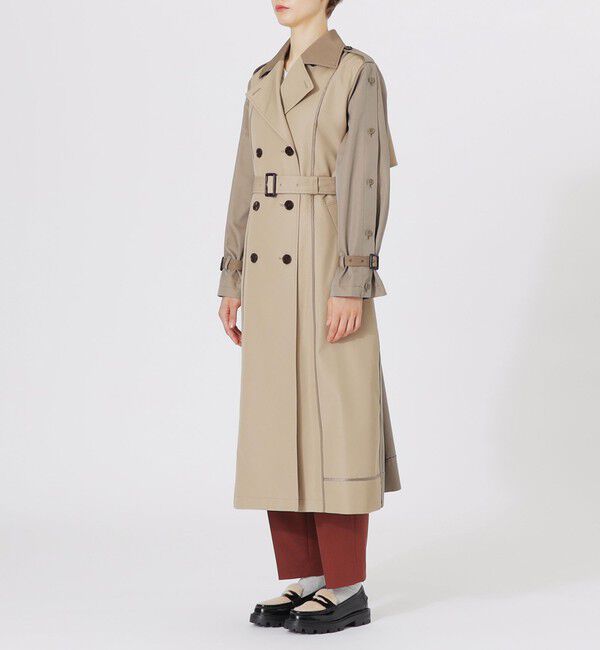  「ブロッキングトレンチコート」|トレンチコート|
