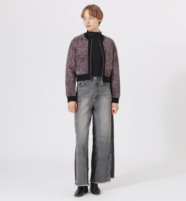  「ラメZIPカーディガン」|ニット・セーター|