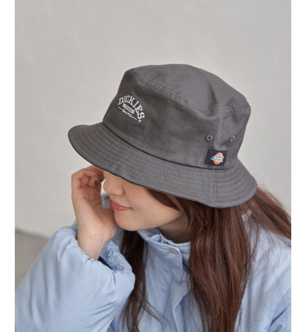 Lbc with Life「Dickies ディッキーズ 刺繍ツイルバケットハット」|その他|チャコール