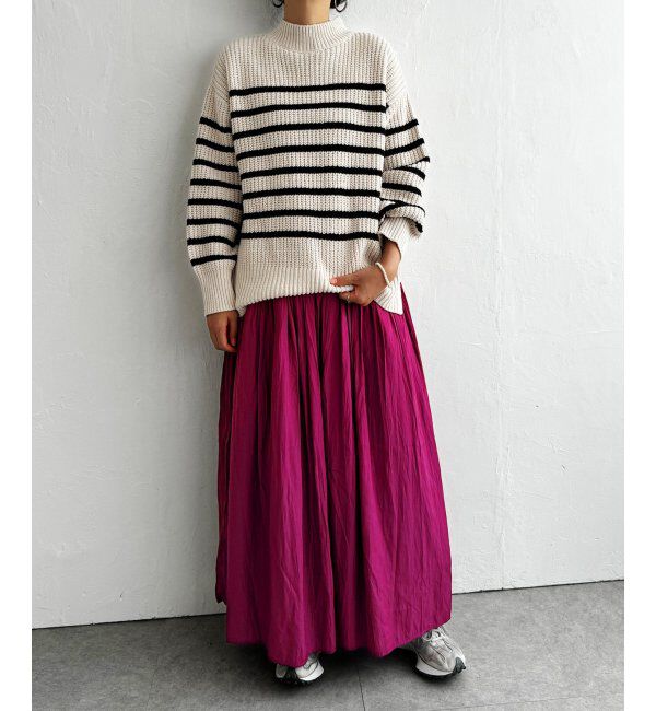 Lbc with Life「マットモール畦ニットプルオーバー」|カーディガン|